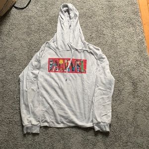 Hoodie, marvel, soft, light, few times worn and good condition